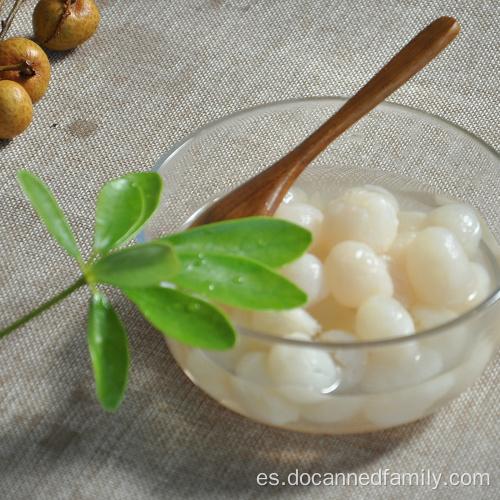 lichi enlatado / fruta de litchi en almíbar